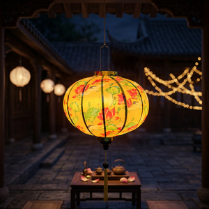 Linterna de Seda de Hoi An Personalizada de Vietnam, Material de Bambú para Decoración de Fiestas, Iluminación de Exhibición en Restaurantes - Product Image 3