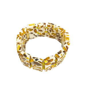 Brazalete de Resina de Moda, Multicolor, Irregular, Brillante, Circular, Colorido, Joyería de Resina - Product Image 1