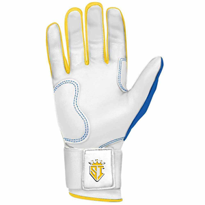 Guantes de Bateo de Béisbol Personalizados al por Mayor de Fábrica, OEM ODM, de Cuero Genuino, Antideslizantes, Profesionales, para Softbol - Product Image 2