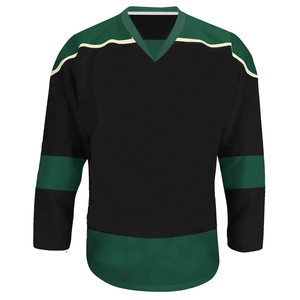 Camiseta de Hockey sobre Hielo Personalizada al por Mayor, 100% Poliéster, con Tirantes Ajustables, Mangas Largas, Transpirable, de Secado Rápido, Tallas Grandes para Niños - Product Image 1