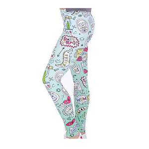 Legging de yoga taille haute écoresponsable pour femme avec taille élastique, en tissu recyclé, motif uni - Product Image 4