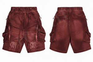 Shorts Cargo Décontractés Vintage Personnalisables avec Logo – Coton Respirant Séchage Rapide Multi-Poches avec Cordon de Serrage Longueur Genou Coupe Ample pour l'Été et la Gym - Product Image 6