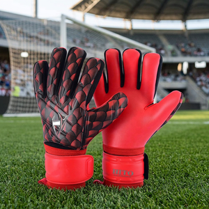 High Quality Latest Design Professional Football Goalkeeper <b>Gloves</b> with German Latex Printing Anti UV Finger Protection <b>Gloves</b> - Product Image 4