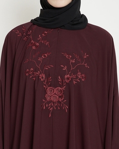 Best Selling Beautiful Dubai Women Abaya Traditional Islamic Muslim Clothing & Accessories Floor Length <b>Long</b> Sleeves Front Open - Product Image 3