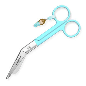 Tijeras de enfermería manuales para zurdos, de acero inoxidable, con punta roma protectora, diseño de margarita, tijeras médicas con certificación CE - Product Image 2