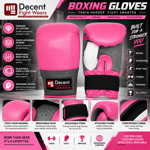 Gants d'entraînement de boxe personnalisés avec logo, respirants, confortables, en cuir PU, vente en gros, fournisseur d'usine à marque privée - Product Image 1