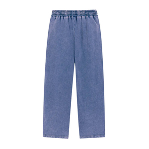Men's Cotton Sweatpants <b>Elastic</b> <b>Waist</b> Drawstring Casual Washed Midweight Autumn Pants - Product Image 6