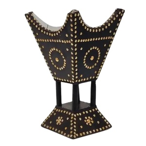Elegante Quemador de Incienso de Madera con Diseño Dorado, Porta Incienso Árabe, Decoración de Lujo - Product Image 3