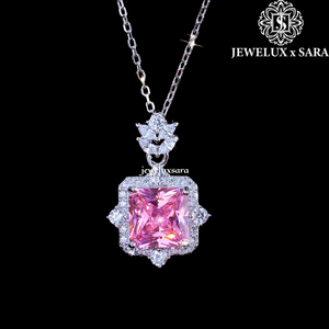Collier pendentif en argent sterling fait main de qualité supérieure avec diamant moissanite pour femme, idéal pour les bijoux de mariée et l'usage quotidien - Product Image 2