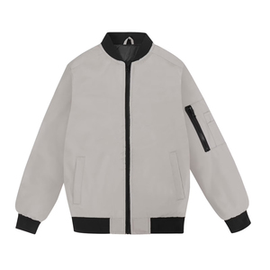 <b>Jacket</b> for Men Custom Trend Casual Logo Regular Fit <b>Baseball</b> Wholesale Comfortable Men's Plain <b>Bomber</b> Men's <b>Jacket</b> Fashionable - Product Image 1