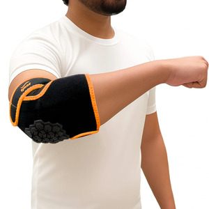 Attelle de coude sportive professionnelle Neo avec design flexible, tissu confortable, ajustement réglable, idéale pour l'entraînement physique et la salle de sport - Product Image 1