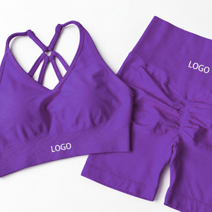 Novedades en Ropa Deportiva para Mujer, Conjunto de Yoga de Dos Piezas con Pantalones de Cintura Alta de Secado Rápido, Personalizable - Product Image 6