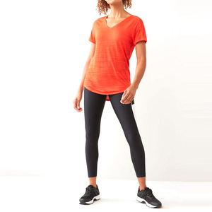 Leggings pour femmes, taille haute, antibactériens, respirants, séchage rapide, matière Spandex/Polyester, haute qualité, service OEM - Product Image 4