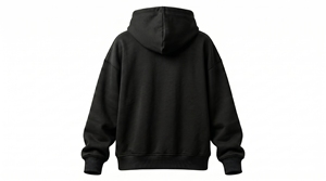 Sudadera con Capucha para Niñas Dumela, Color Negro, 100% Algodón Felpa, Bolsillo Frontal Grande, Estilo Casual para Otoño - Product Image 2