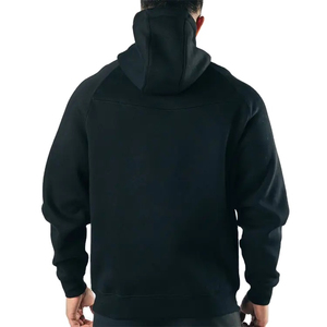 เสื้อฮู้ดผู้ชายลำลองสำหรับฤดูหนาว ผ้าฝ้ายฟลีซ 100% ระบายอากาศได้ดี กันน้ำ ทรงปกติ มีซิป - Product Image 5