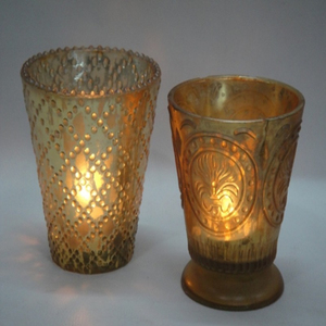Good Design Handmade Soy Wax Scented Glass Votive <b>Tea</b> <b>Light</b> Candles Eco-Friendly Embossing Printing for Weddings <b>Christmas</b> Decor - Product Image 3