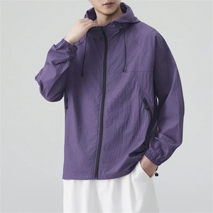 Men's Sun Protection Hooded <b>Jacket</b> <b>Lightweight</b> Breathable Oversized Zip Up Windbreaker Casual Outdoor <b>Summer</b> Hiking Fishing - Product Image 4