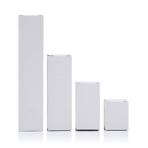 Boîte de papier <span class=keywords><strong>vide</strong></span> personnalisée 350g boîtes d'emballage de cadeau en carton paquet d'expédition boîte de papier kraft blanc de papier de tiroir cosmétique - Product Image 2