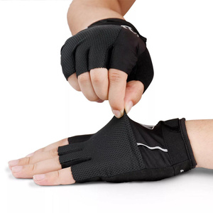 Guantes Cortos de Ciclismo, Transpirables, Resistentes a Impactos, para Entrenamiento, Gimnasio, Actividades al Aire Libre, con Logotipo Personalizado - Product Image 3