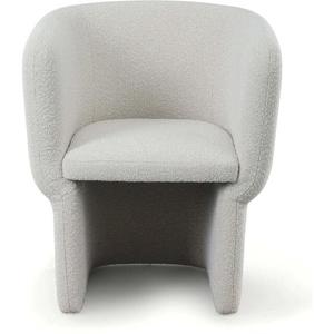Modern Upholstered Accent <b>Chair</b> for <b>Armrest</b> Fabric <b>Dining</b> Living Room Lounge Seat Hotel Apartment Furniture Wood Legs - Product Image 3