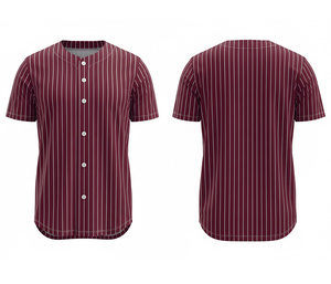 Maillot de baseball personnalisé, sublimation intégrale, vêtements d'équipe |   Kit de baseball d'équipe avec logo et numéros personnalisés |   Polyester respirant - Product Image 6