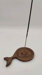 Porte-encens en bois en forme de cœur, fait main, brûleur aromatique en bambou, utilisation toute l'année, artisanat en bois écologique pour la décoration intérieure - Product Image 5