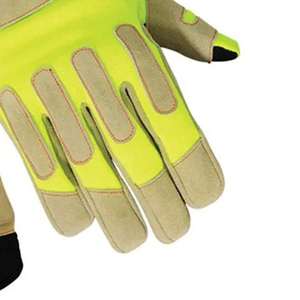 Gants de mécanicien à adhérence extrême, noirs et jaunes, haute performance, durables, protecteurs et renforcés pour hommes et femmes - Product Image 4