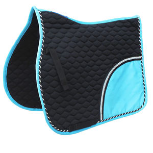 Tapis de selle de haute qualité, design personnalisé, pour courses de chevaux, en feutre de laine, coton, mousse, polycoton, fabriqué à la main. - Product Image 3