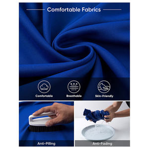 ชุดวอร์มแบบ unisex สีน้ำเงิน เสื้อสเวตเชิ้ตแบบซิปเต็มตัว มีกระเป๋าข้าง พิมพ์ลายด้วยเทคนิค Heat Transfer ระบายอากาศได้ดี ผลิตจากโพลีเอสเตอร์ เหมาะสำหรับผู้ใหญ่ ใส่ได้ในช่วงฤดูใบไม้ร่วง - Product Image 6