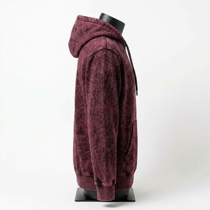 Sudadera con Capucha Vintage con Efecto Ácido, Personalizada, de Gran Gramaje, Estilo Oversize, Ropa Casual de Moda Urbana - Product Image 2