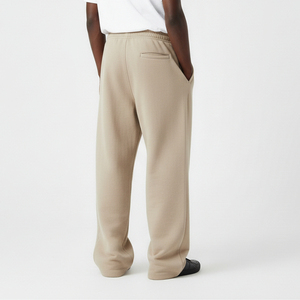 Pantalones Deportivos Personalizados con Logotipo, de Alta Calidad, Cintura Media, Impresión Digital, 100% Algodón Canvas, Transpirables, Ecológicos, Color Gris Jaspeado - Product Image 6