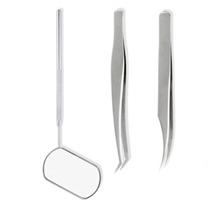 Espejo de Maquillaje Cuadrado Ligero de Acero Inoxidable de Una Sola Cara, con Logotipo Personalizado en Color, para Uso Cosmético y Extensiones de Pestañas - Product Image 2