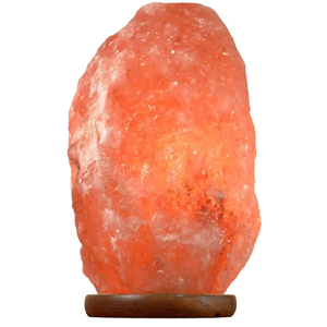 Lámpara de Sal del Himalaya Natural Tallada de Primera Calidad con Función Impermeable para Decoración del Hogar y Festividades, Luz Nocturna de Color Rosa - Product Image 4