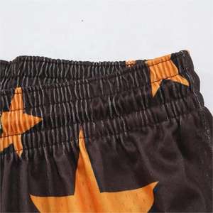 Pantalones Cortos Retro de Baloncesto para Hombre, con Estampado de Estrellas, de Malla de Poliéster, Ideales para Entrenamiento de Verano - Product Image 4