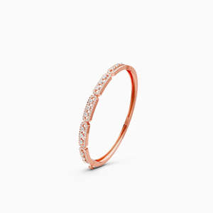 JEWELLERY PLANET Pulsera Unisex Clásica con Pavé de Diamantes Cultivados en Laboratorio de 0.28 Ct, Certificados por IGI, Chapada en Oro de 18K, Oro Amarillo y Blanco de 9K - Product Image 6