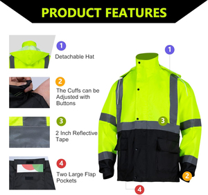 Overol de Trabajo Personalizado 100% Algodón 2026, Nuevo, de Alta Visibilidad, Calidad Premium, Precio Económico, Traje de Seguridad - Product Image 3