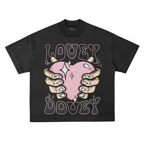 T-shirt Homme Col Rond Uni Tricoté 200g Grande Taille Qualité Supérieure Personnalisable Logo Vente en Gros - Product Image 1