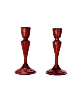 Decorative Wooden <b>Candle</b> Holder Set for Wedding Centerpiece Custom Rustic Wooden <b>Candle</b> Holder for Elegant Lighting Ambience - Product Image 1