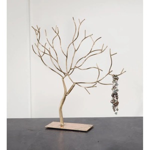 Jewelry Organizer <b>Stand</b> With Wide Spread Hooks Anti Tangle Necklace Holder Stable Base Decorative Display For Elegant Storage - Product Image 1