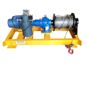 เครื่องกว้านไฟฟ้าสำหรับงานหนัก New Elecon Gearbox พร้อมเชือกลวดเหล็ก |   ความสามารถรับน้ำหนัก 1500 กก. สำหรับเครนและการใช้งานในอุตสาหกรรม - Product Image 1