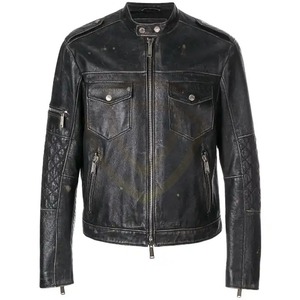 New Style Regular Fit High Quality Material <b>Men</b> <b>Leather</b> <b>Jackets</b> Wholesale Price Genuine <b>Leather</b> <b>Jacket</b> - Product Image 1