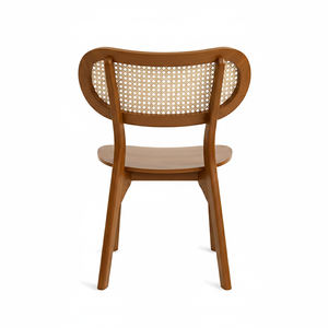 Chaise de salle à manger en teck tressé durable, qualité export, style scandinave, sans accoudoirs, pour restaurant, hôtel, café - Achat en gros - Product Image 5