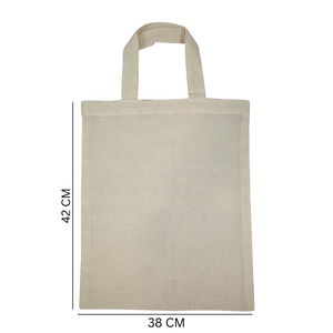 LMC กระเป๋าผ้าฝ้ายออร์แกนิก100% ระดับโลกน้ำหนักเบาทนทานใช้ซ้ำได้ซูเปอร์มาร์เก็ต - Product Image 4