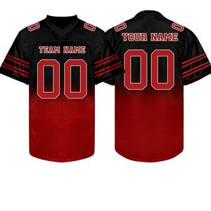Maillot de football américain personnalisé à séchage rapide en mesh avec nom d'équipe brodé – Fournisseur en gros d'uniformes sportifs - Product Image 1