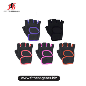 JUST FITNESS GEARS Gants de sport et de fitness en cuir PU, demi-doigts, avec sangle de poignet réglable, légers, pour musculation et cyclisme - Product Image 6