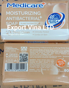 (บริษัท เอ็กซ์พอร์ต วีนา จำกัด) สบู่เมดิแคร์ มอยส์เจอร์ไรซิ่ง แอนตี้แบคทีเรีย กลิ่นเลมอน/ดีพคลีน/สปอร์ตเฟรช/เจนเทิลแคร์ 80 กรัม x 72 ก้อน - Product Image 4