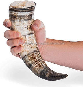 Jarra de búfalo tallada vikinga personalizada hecha a mano cuerno de ágata para beber Natural Animal koi taza estilo cerveza decoración Koi taza - Product Image 3