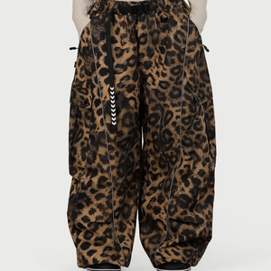 Custom Logo Cargo Baggy Snow Ski Pants Oversized <b>Waterproof</b> Windproof Plus Size Loose Fit High Quality Snowboard Wear For Men - Product Image 2