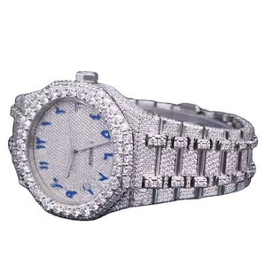 Elegant Luxury Fashion Glossy Diamond <b>Watch</b> Sapphire Glass Quartz Movement Stylish Stainless Steel Strap Water Resistant for - Product Image 1