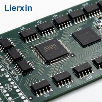 Carte mère de contrôleur logique programmable (PLC) industriel en argent immergé, 8 à 10 couches, matériau de base FR4 haute température, pour usage industriel